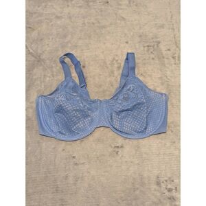 Wacoal Size 38DDD Visual Effects Minimizer Bra 857210 Blue